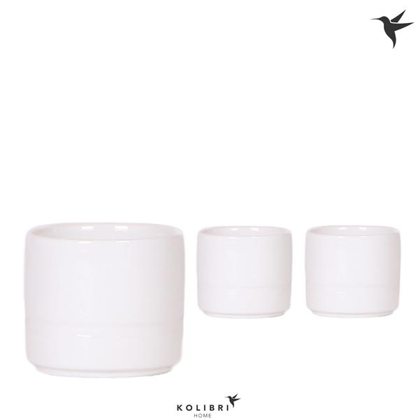 Kolibri Home Pastel pot white 6 cm