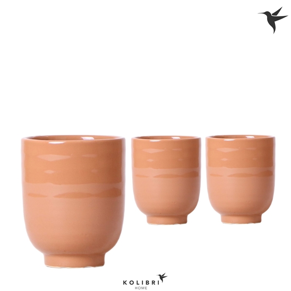 Kolibri home Glazed cognac