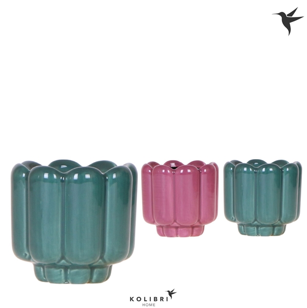 Kolibri Home Retro pot green mix