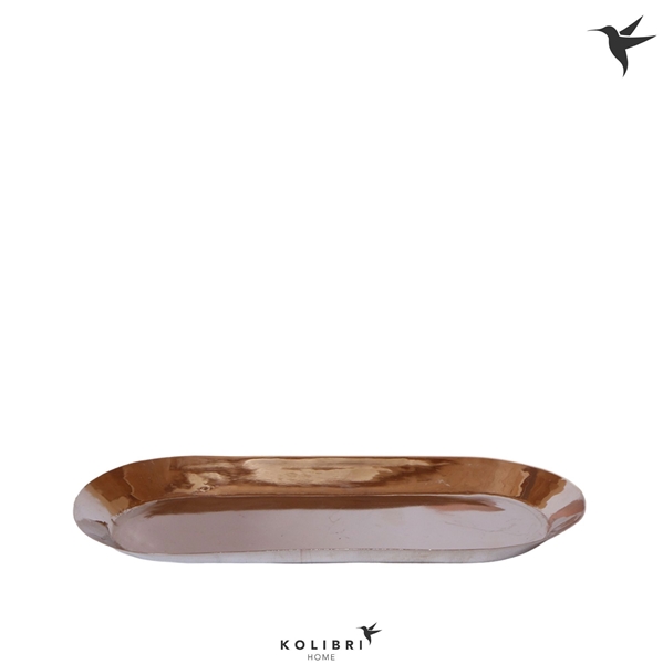 Kolibri home Plate oval silver