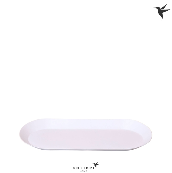 Kolibri home Plate oval white