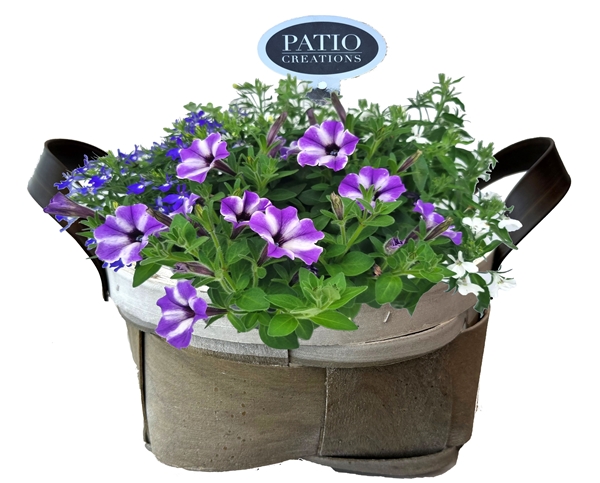 PM828-9323 perkgoedmix Fenna lederlook handvat rond